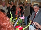 Wernisaz 14-go pleneru w Osiekach 2011 r. - radość udanego wernisażu - fot. Ryszard Kowalewski